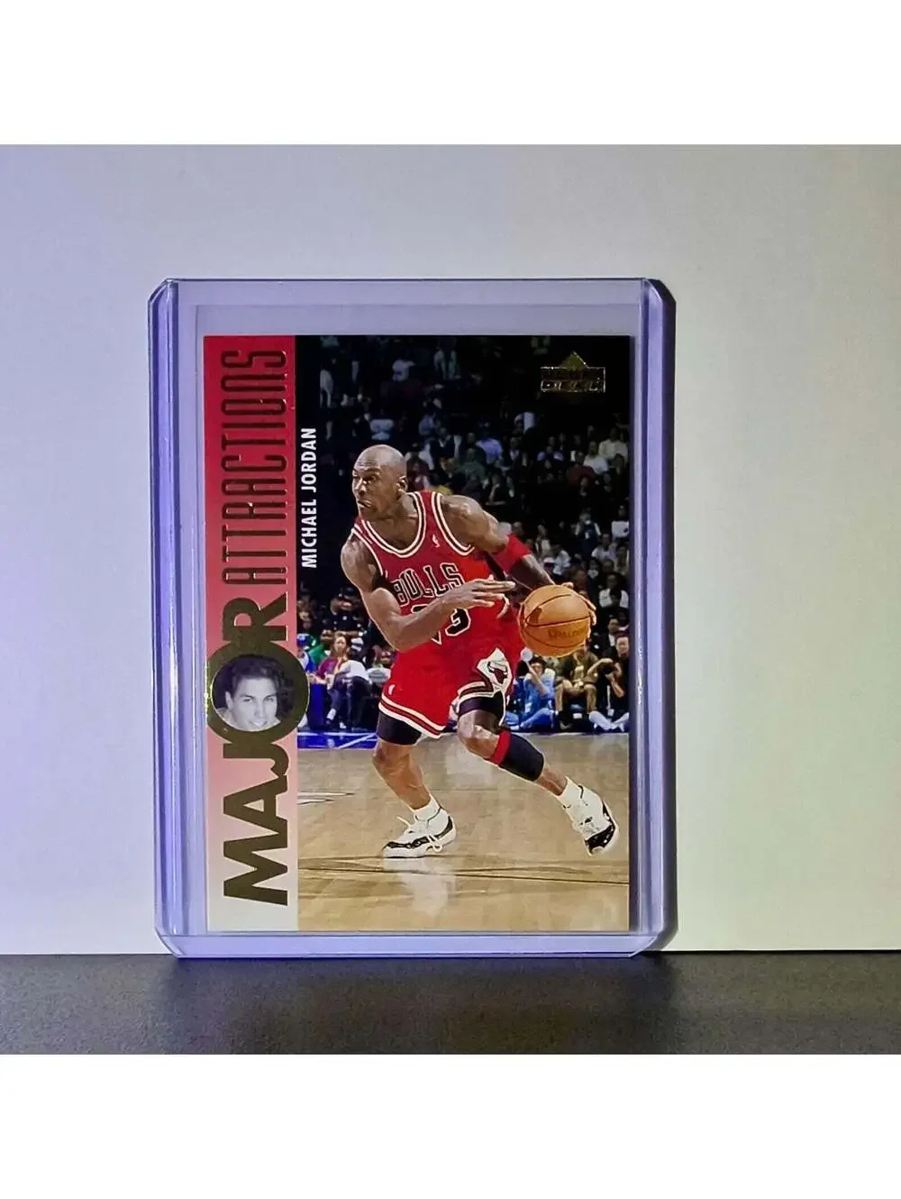 Michael Jordan 1995-96 Upper Deck Major Attractions #337 Card Chicago Bulls